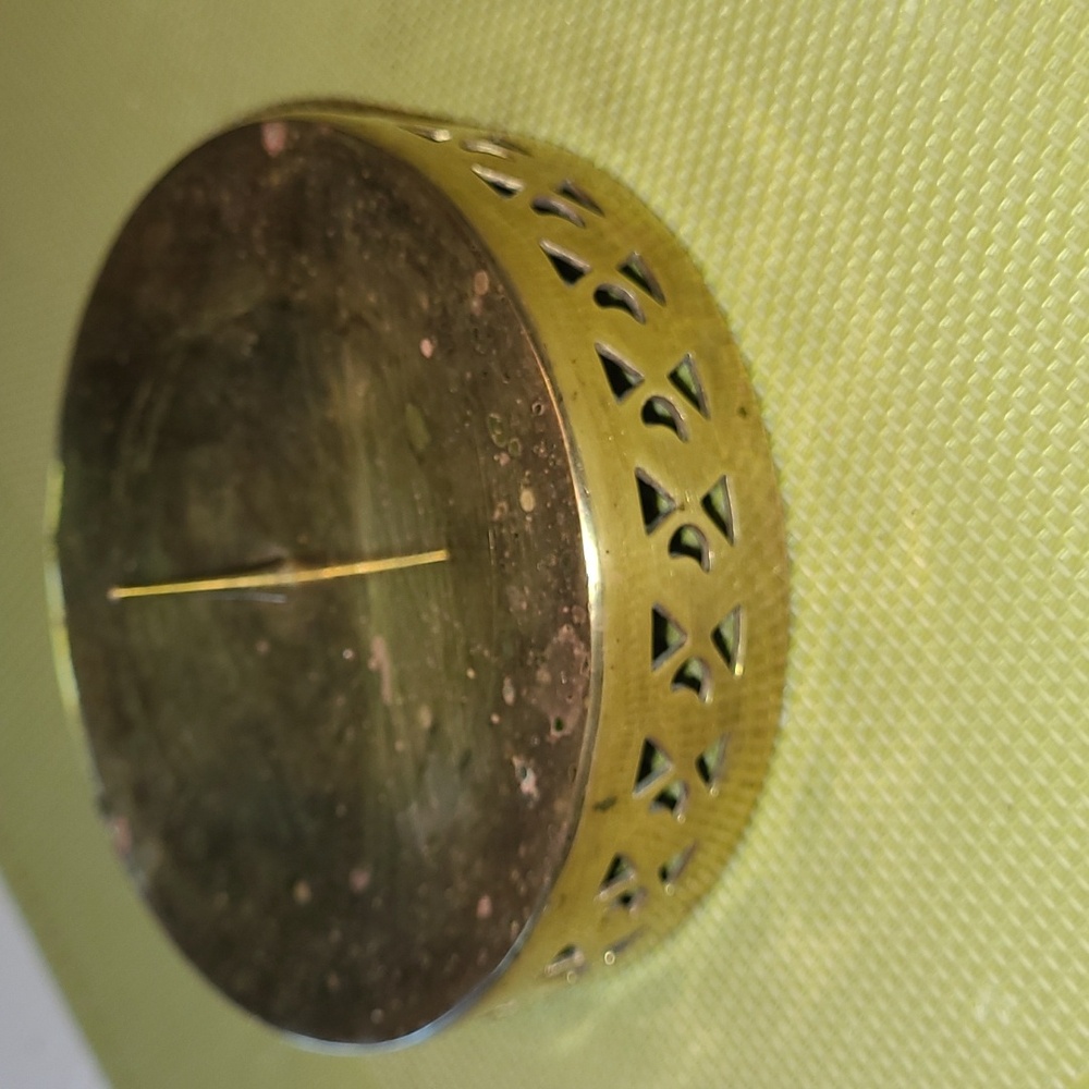 Brass Candle Holder-Candle Not Included
